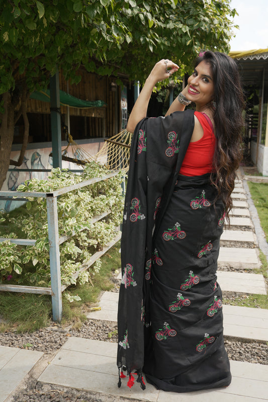 Vyanmi Kaali Chakrika Handloom Saree
