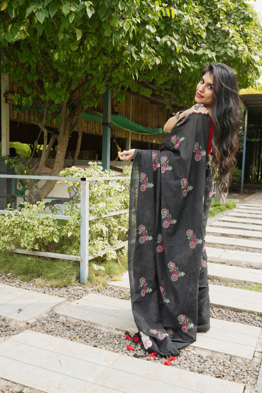 Vyanmi Kaali Chakrika Handloom Saree