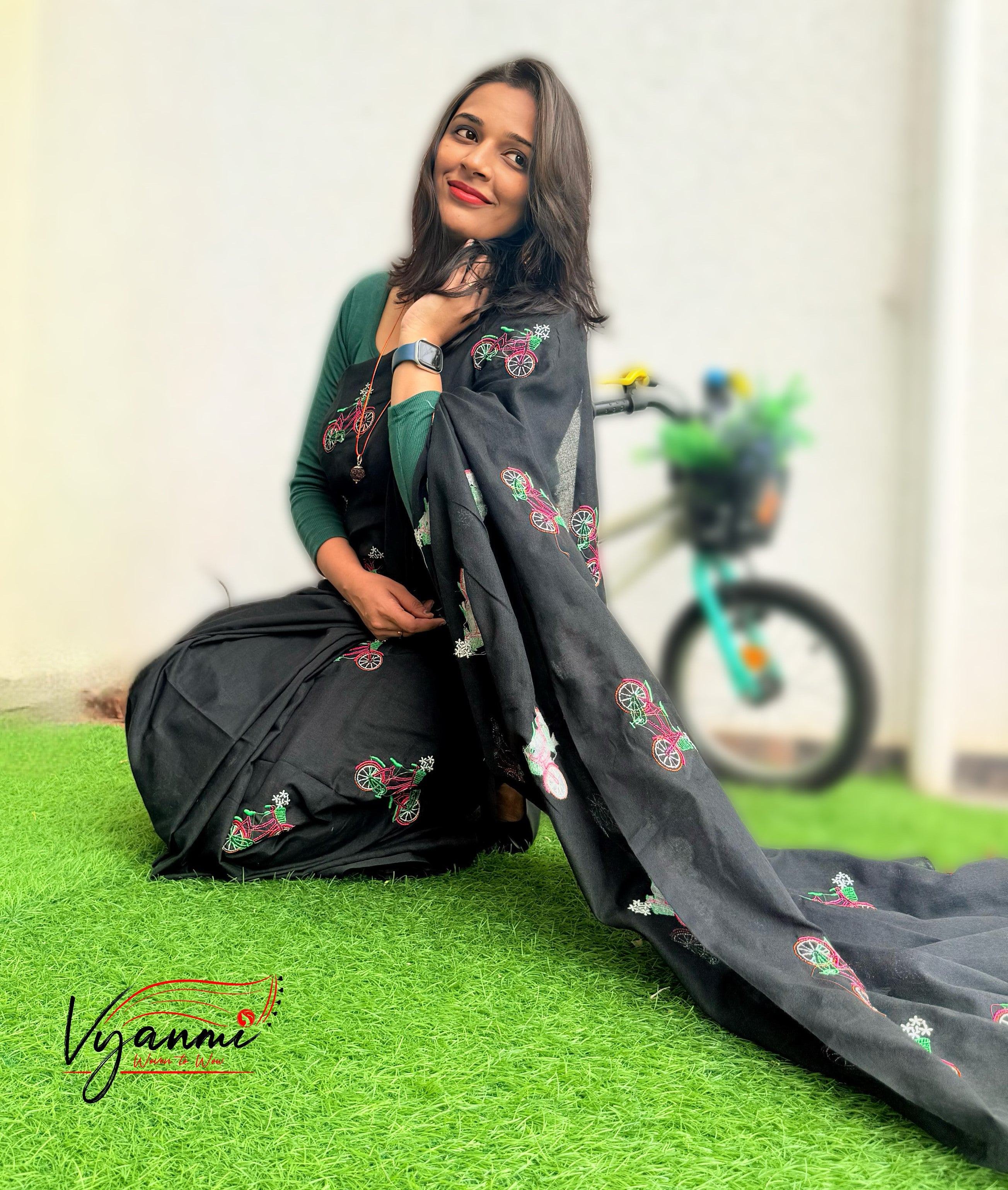 Vyanmi Kaali Chakrika Handloom Saree