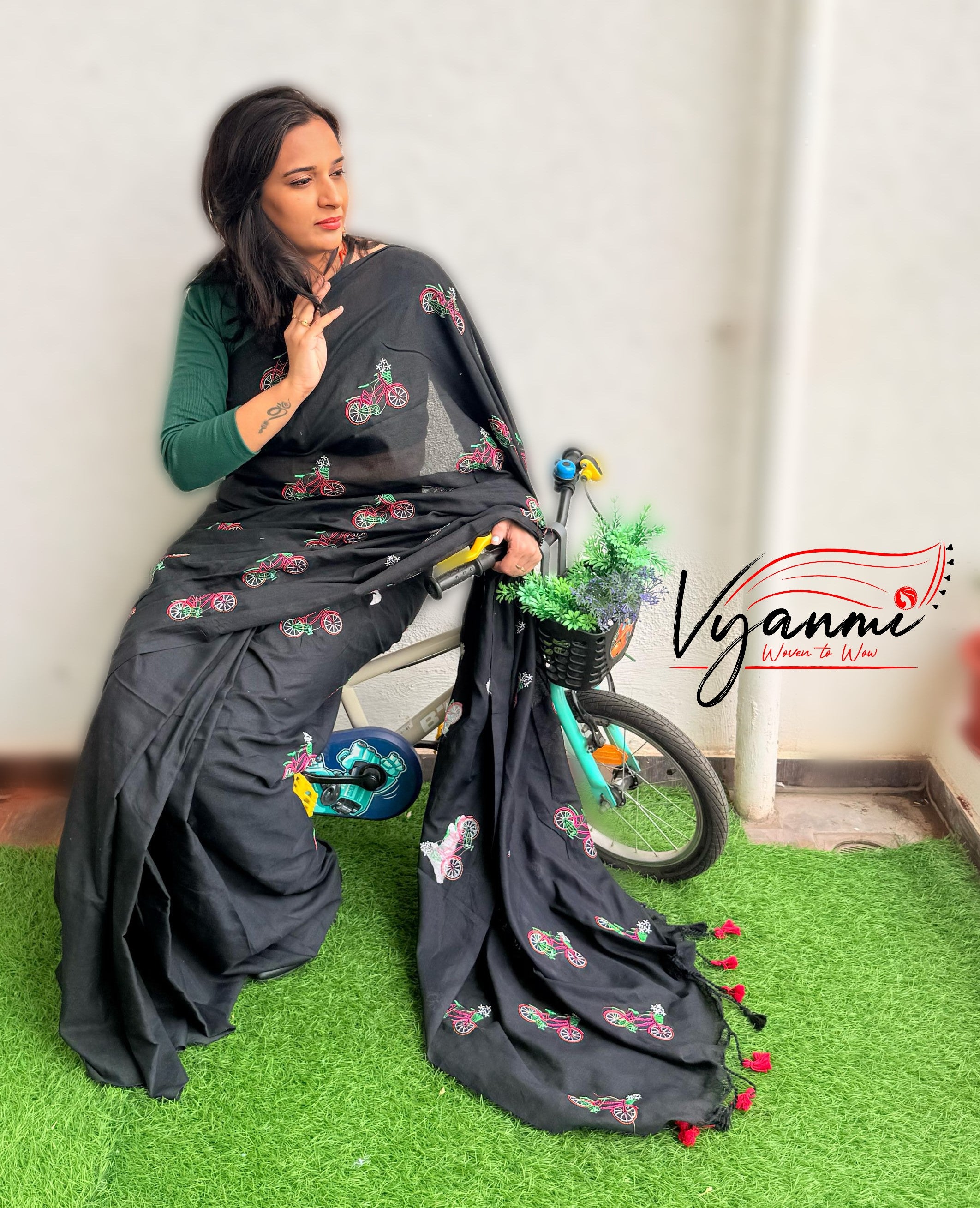 Vyanmi Kaali Chakrika Handloom Saree