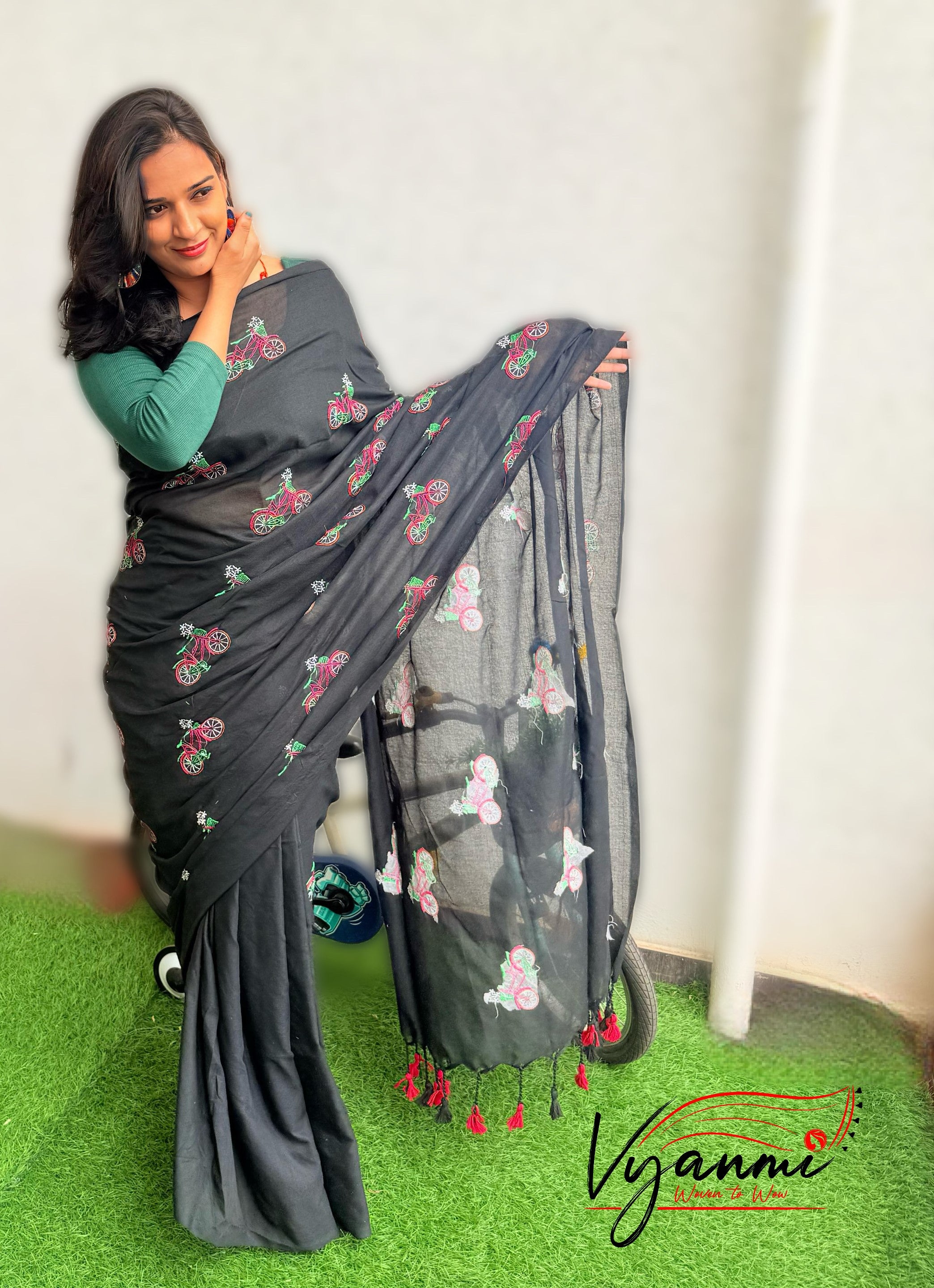 Vyanmi Kaali Chakrika Handloom Saree