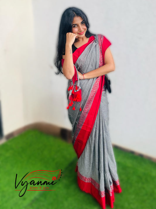 Vyanmi RaktaChhaya Handloom Saree