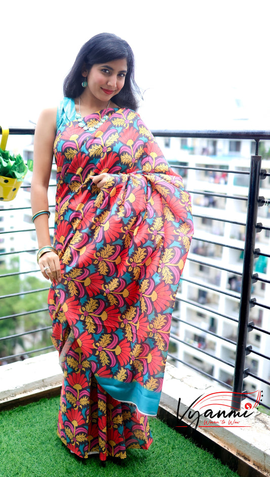 Vyanmi Retro Sundae Mul Saree