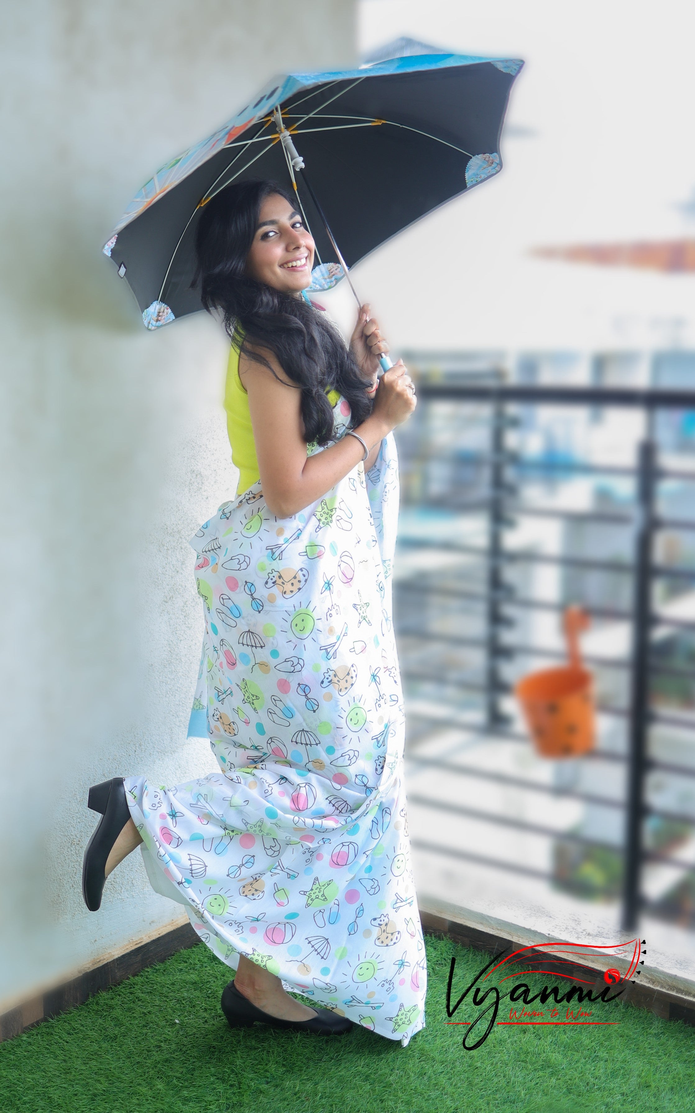 Vyanmi Playcation Mul Saree