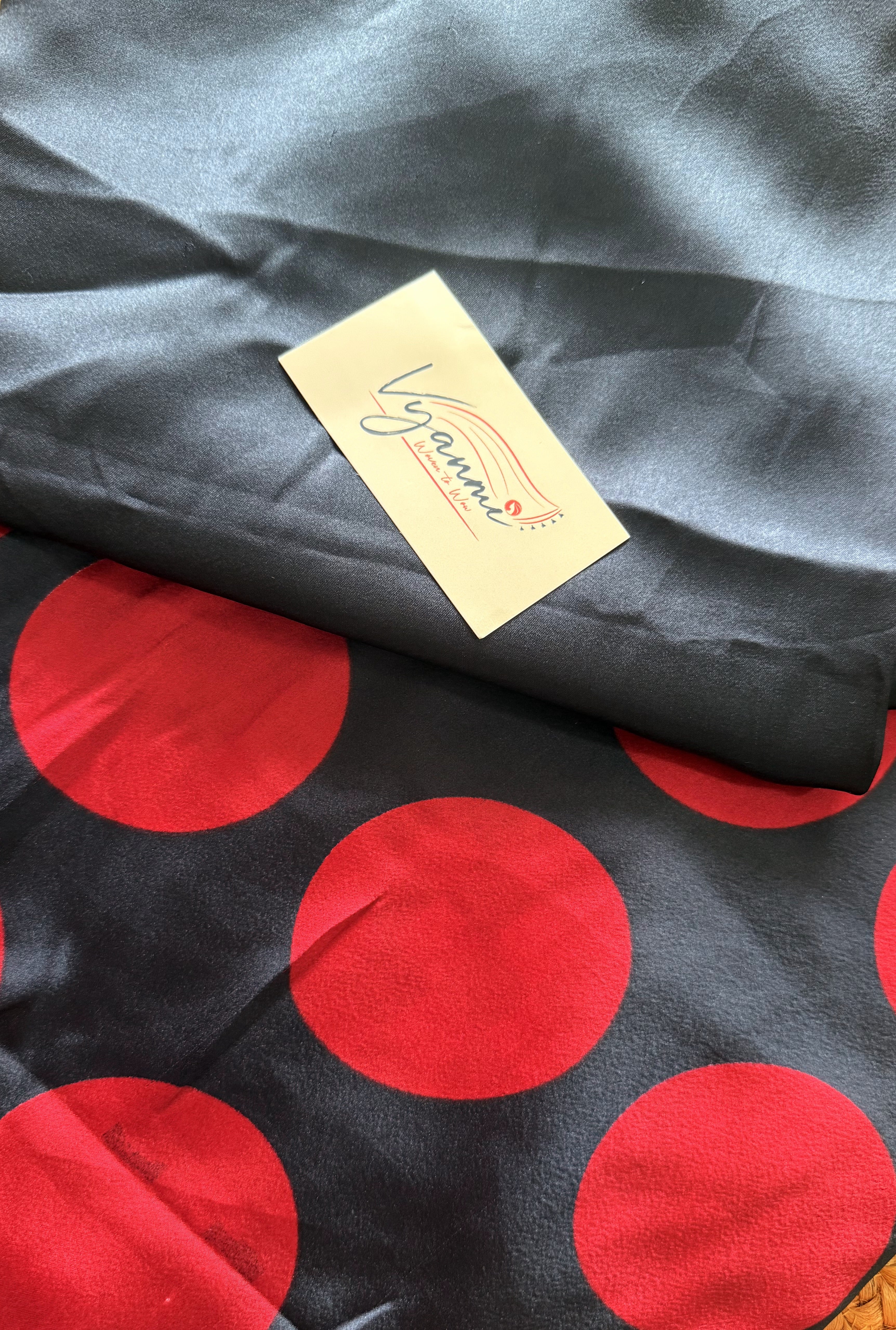 Vyanmi Red Replay Semi Gajji Silk Saree