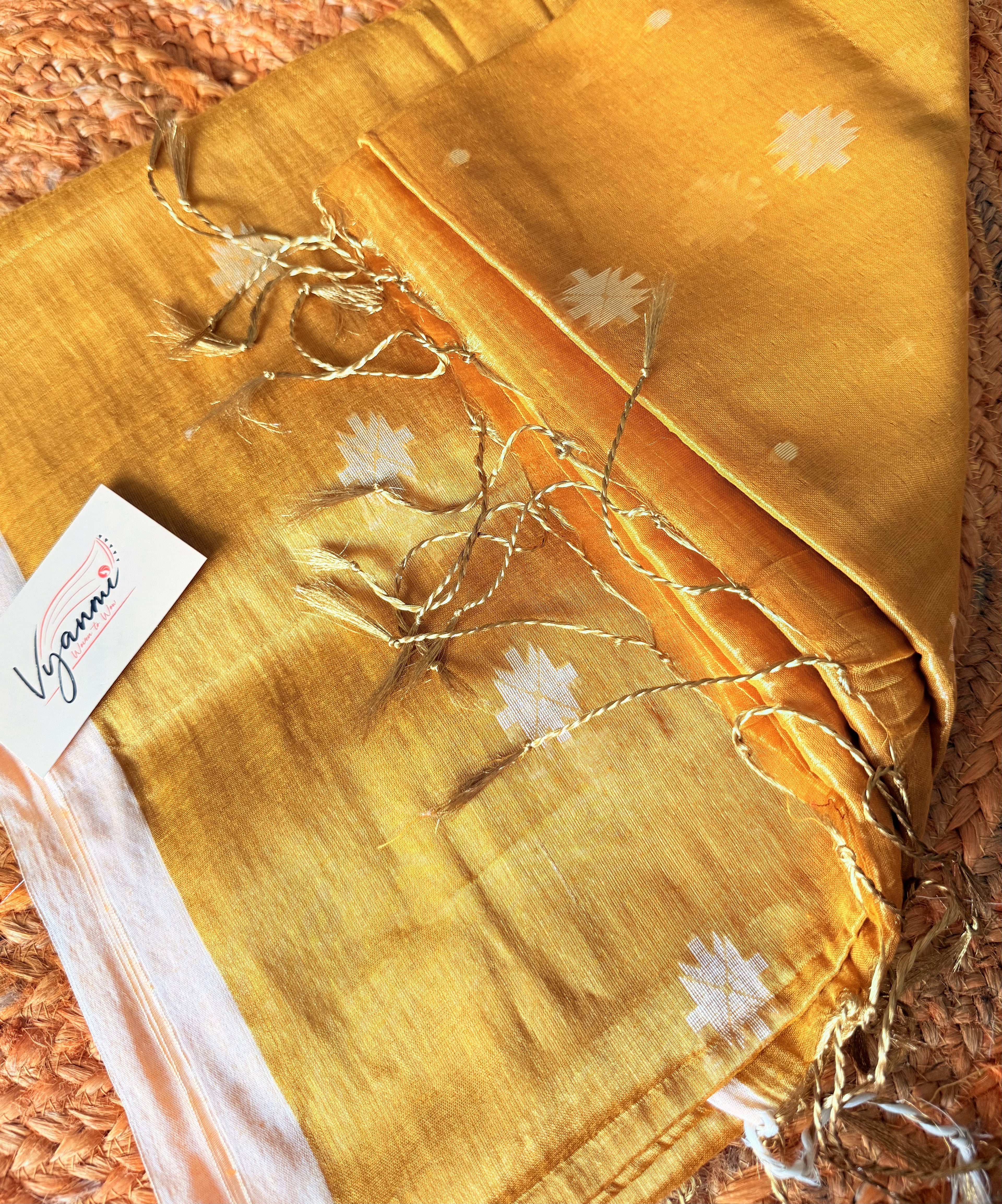 Vyanmi Haldi Haze Tissue Saree