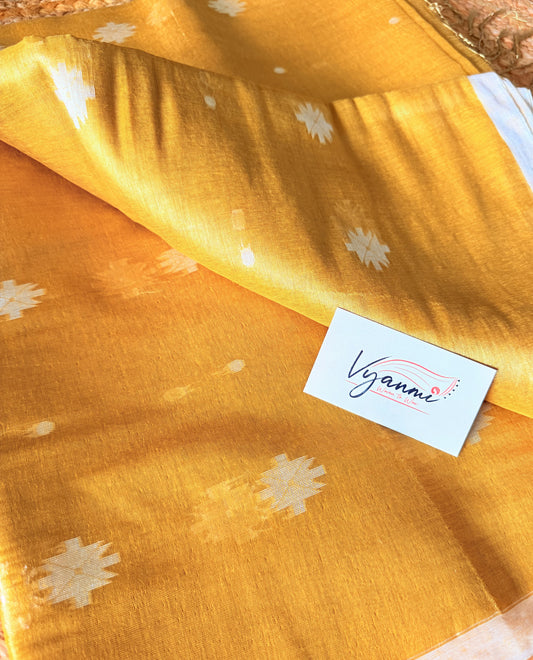 Vyanmi Haldi Haze Tissue Saree