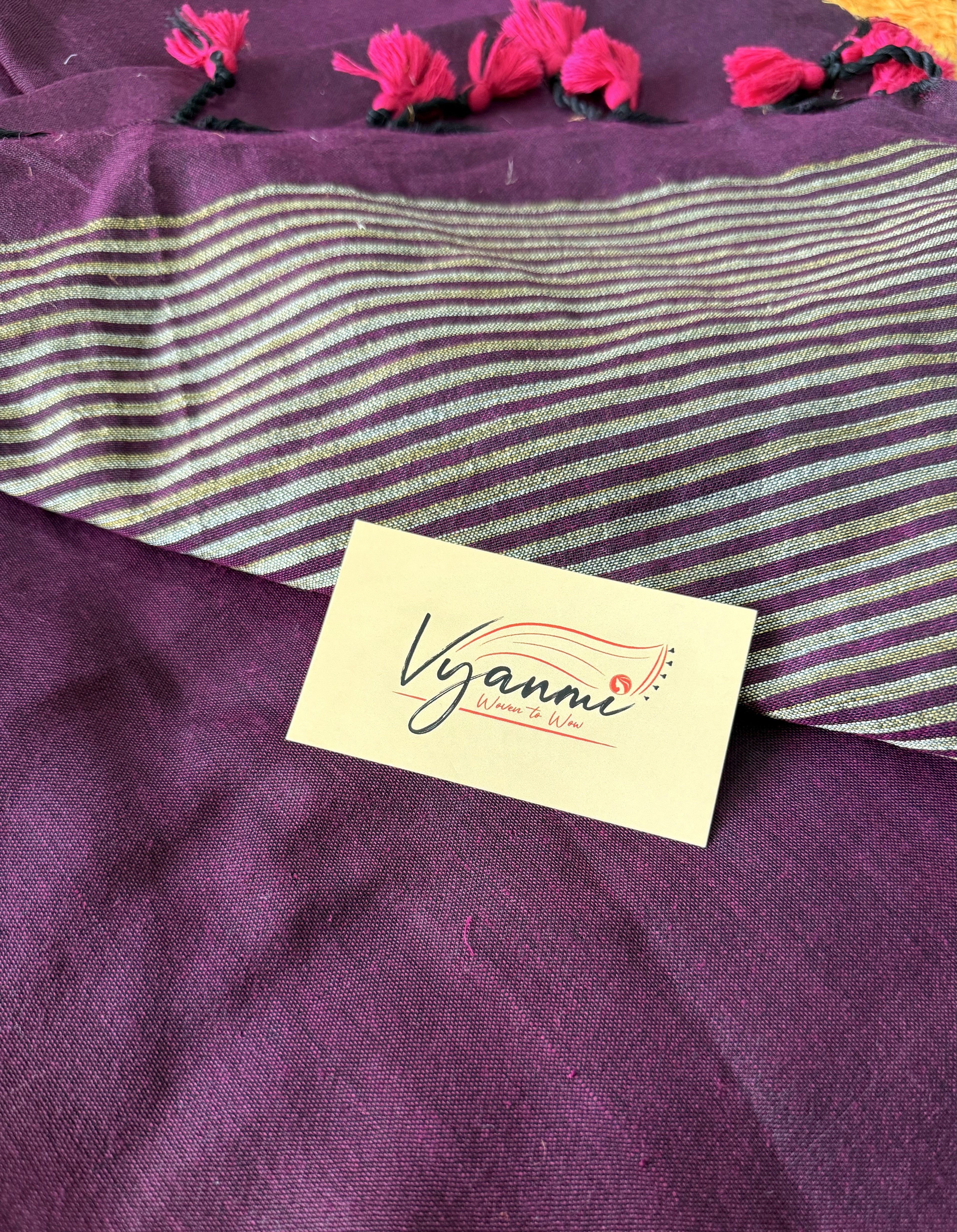Vyanmi Jamuni Lehar Handloom Saree