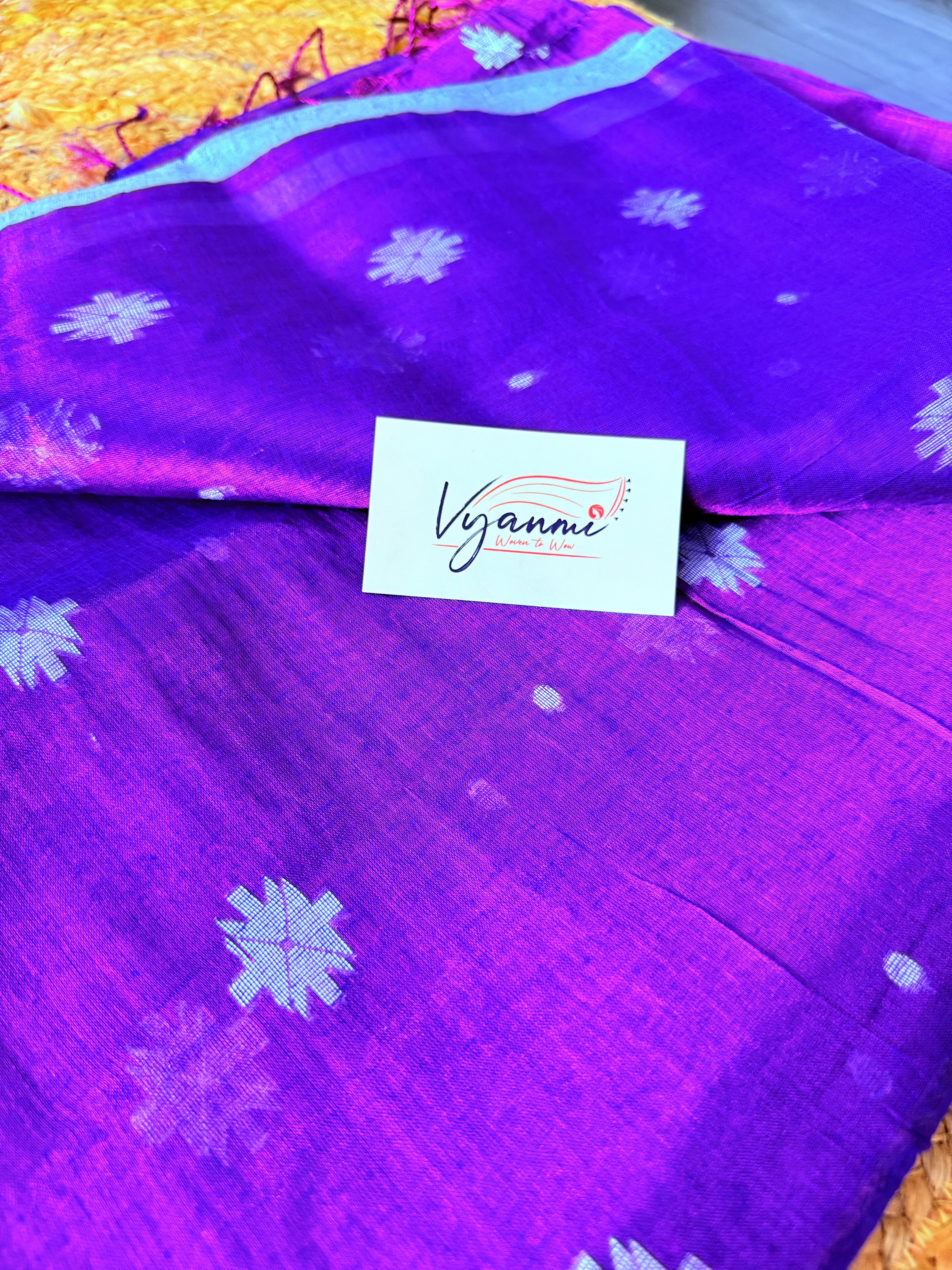 Vyanmi Purple Haze Tissue Saree