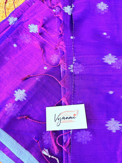 Vyanmi Purple Haze Tissue Saree